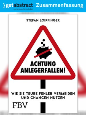 cover image of Achtung Anlegerfallen! (Zusammenfassung)
